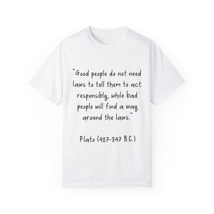 Plato Quote T-Shirt – Unisex Wisdom Tee for Thoughtful Advocates