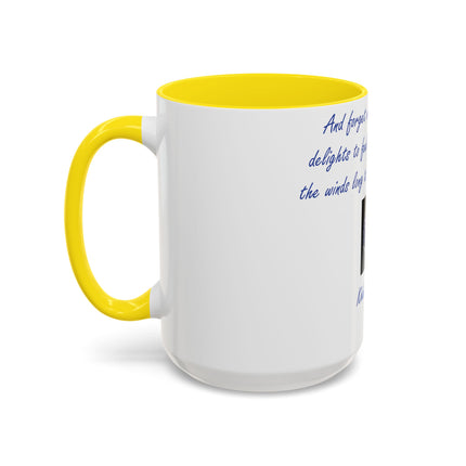 15oz Ceramic Mug with Khalil Gibran Quote | Earth Accent Cup