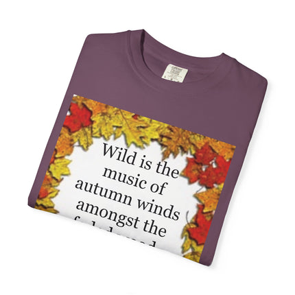 Wordsworth Autumn Quote T-Shirt