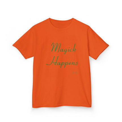 Magick Happens Kids Tee – Cotton T-Shirt for Creative Dreamers