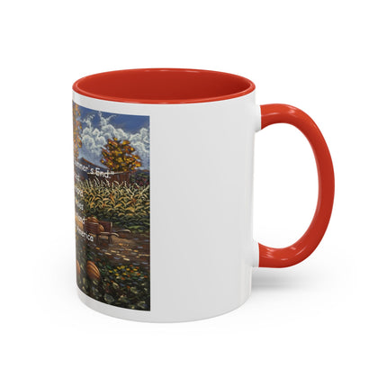 Samhain Pumpkin Spice Accent Coffee Mug — Autumn Harvest 11/15oz