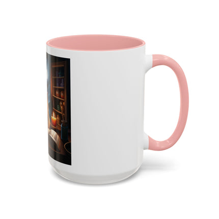 Moonlit Witch Cats Coffee Mug — Gothic Cat Magic Tea Cup (11/15oz)