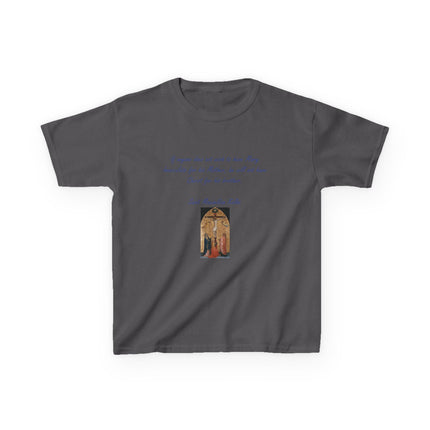 Saint Kolbe Kids Tee – Heavy Cotton Shirt for Faith & Family