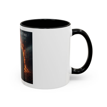 Aging Is Sacred Fire Coffee Mug — Fantasy Elder Couple Accent Mug (11/15oz)