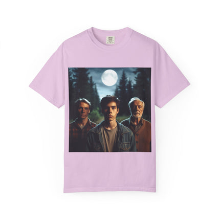 Wiccan God Trio Moonlit Forest T-Shirt — Youth, Father, Sage
