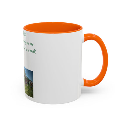 Flower Child Accent Coffee Mug - 11 oz Inspirational Gift