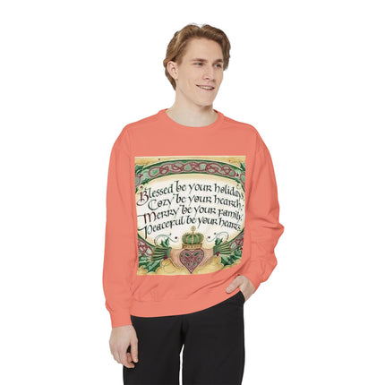 Blessed Be Your Holidays Unisex Sweatshirt - Cozy & Heartfelt Gift