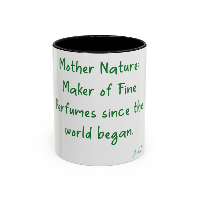 Mother Nature Accent Mug – 11oz Ceramic Cup for Nature Lovers