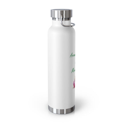 Aromatherapist Copper Vacuum Insulated Bottle - 22oz Water Bottle with Inspirational Quote