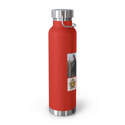 Inspirational Copper Vacuum Insulated Bottle - 22oz - Motivational Design for Adventurers
