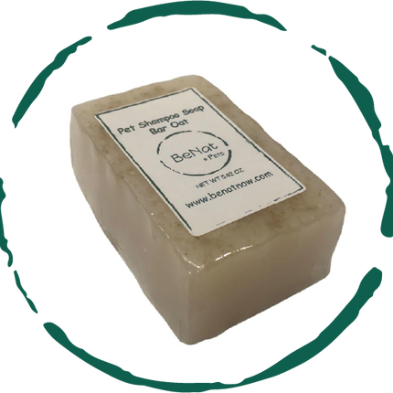 BeNat Pets. All-Natural Pet Shampoo Bar. Oat. 5.8 oz.-0