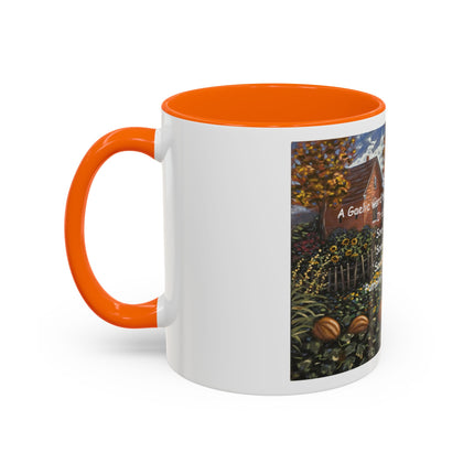 Samhain Pumpkin Spice Accent Coffee Mug — Autumn Harvest 11/15oz