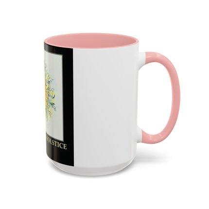 Summer Solstice Mug – 15oz Accent Ceramic Cup with Sunshine Art