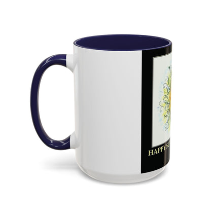 Summer Solstice Mug – 15oz Accent Ceramic Cup with Sunshine Art