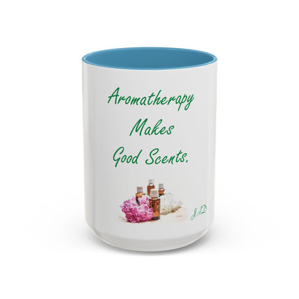 Aromatherapy Makes Good Scents Accent Coffee Mug — Essential Oil Gift