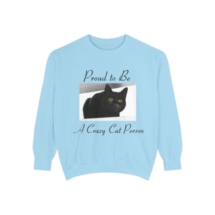 Proud to Be a Crazy Cat Person Sweatshirt – Cozy Unisex Gift