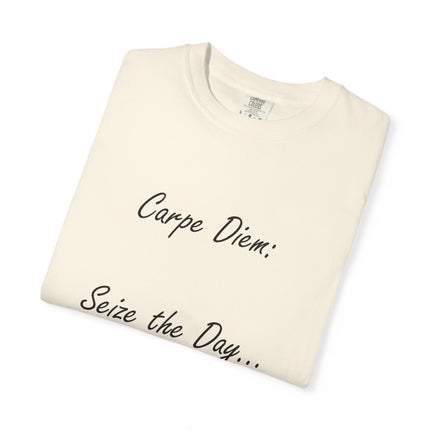 Inspirational Unisex T-Shirt - 'Carpe Diem: Seize the Day'