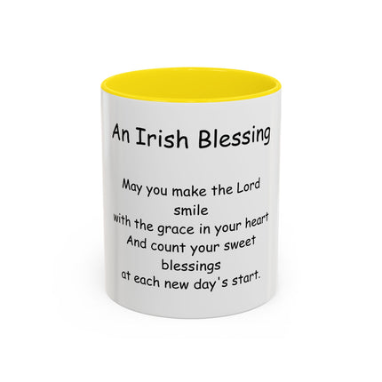 Irish Blessing Coffee Mug — "An Irish Blessing" Inspirational Religious Mug (11/15oz)