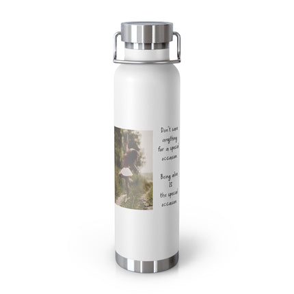 Insulated Bottle — Inspirational Photo & Quote 22oz
