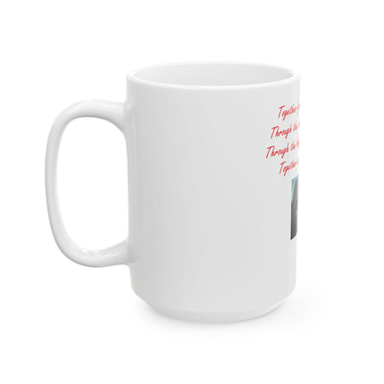 Anniversary Photo Ceramic Mug — "Together forever, no matter what" Keepsake (11oz/15oz)