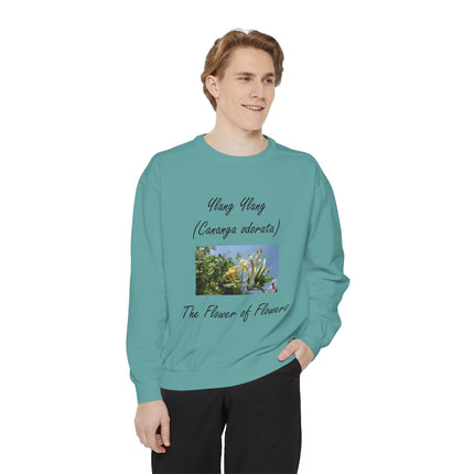 Unisex Ylang Ylang Sweatshirt - Floral Design & Comfort
