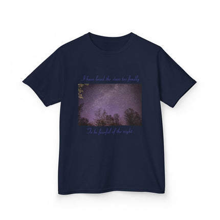 Kids Starry Night Tee - "I Have Loved the Stars Too Fondly"