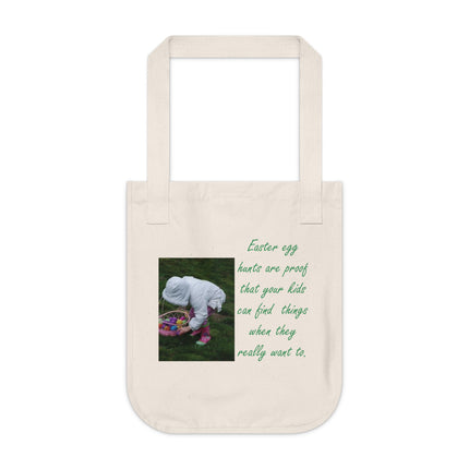 Easter Canvas Tote – Organic Cotton | Eco-Friendly & Fun