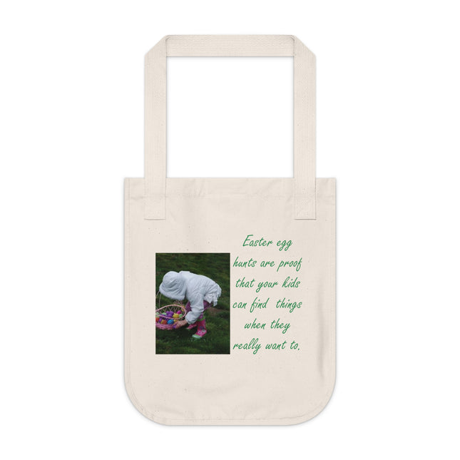 Easter Canvas Tote – Organic Cotton | Eco-Friendly & Fun