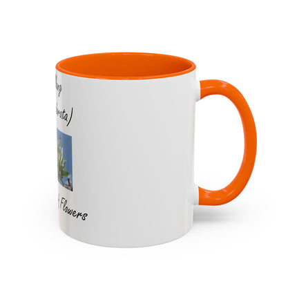 Ylang Ylang Coffee Mug – 11oz “Flower of Flowers” Ceramic Cup