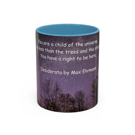 Desiderata Quote Mug – 11oz Accent Ceramic Drinkware