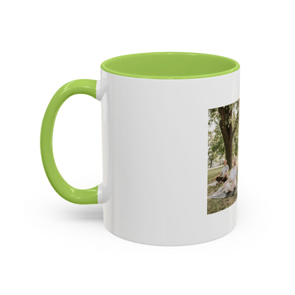 Inspirational Photo Accent Coffee Mug — “Don’t regret growing older. It is a privilege denied to many.”