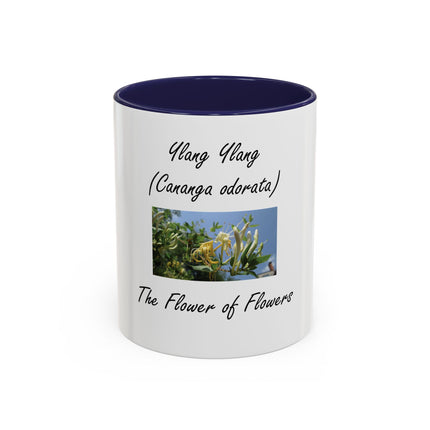 Ylang Ylang Botanical Coffee Mug — "The Flower of Flowers" (11/15oz)