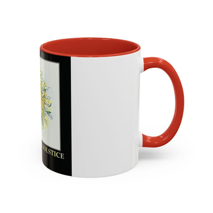 Summer Solstice Mug – 11oz Accent Ceramic Cup with Sunshine Art