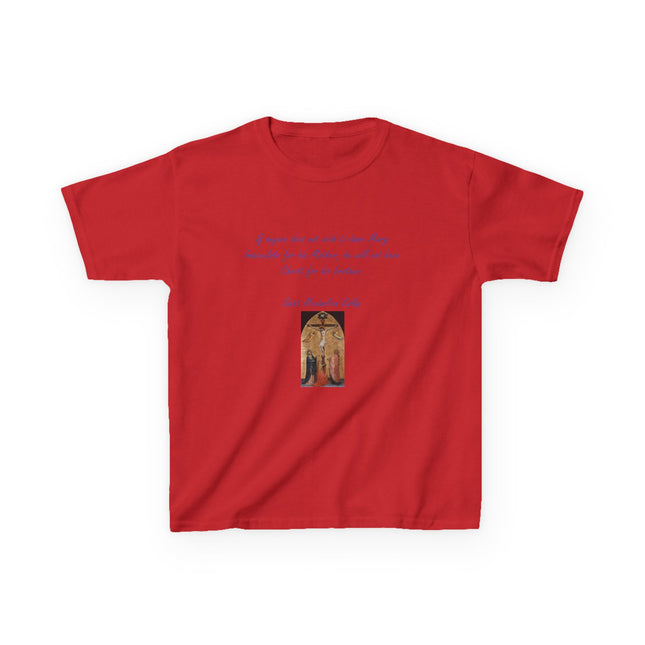 Saint Kolbe Kids Tee – Heavy Cotton Shirt for Faith & Family