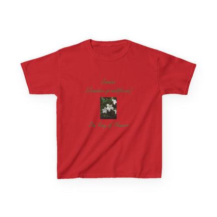 Jasmine Kids Tee – King of Flowers, Heavy Cotton