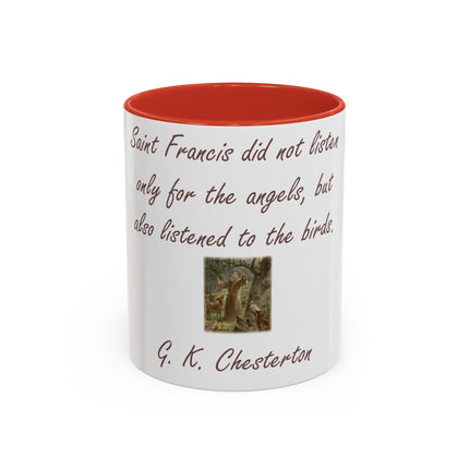 Accent Coffee Mug – Saint Francis Tribute – 11oz Ceramic