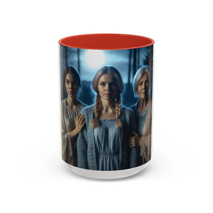 Triple Goddess Mug – 15oz Accent Ceramic Cup for Mystical Sisterhood