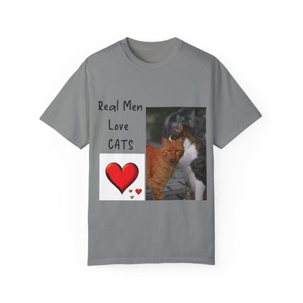 Real Men Love Cats Unisex T-Shirt – Cute Cat Lover Tee