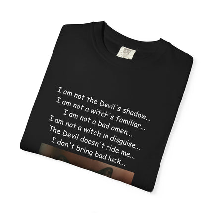 Unisex Cat-Themed T-Shirt – "Please Don't Hurt Me" Design