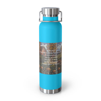 Samhain-Themed Copper Vacuum Insulated Bottle - Fall & Halloween Essentials