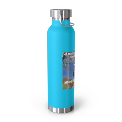 St. Gertrude Cat Lover 22oz Vacuum Bottle — "It happens every year: Patrick this and Patrick that"