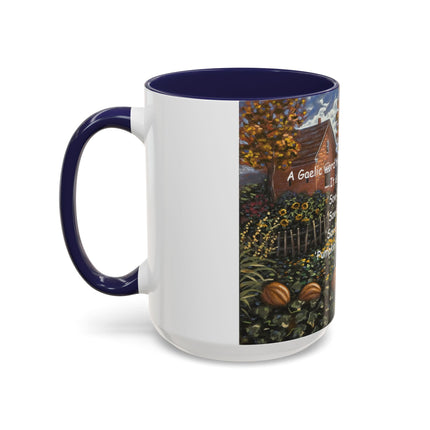 Samhain Accent Mug – 15oz Ceramic Cup with Pumpkin Spice Wit