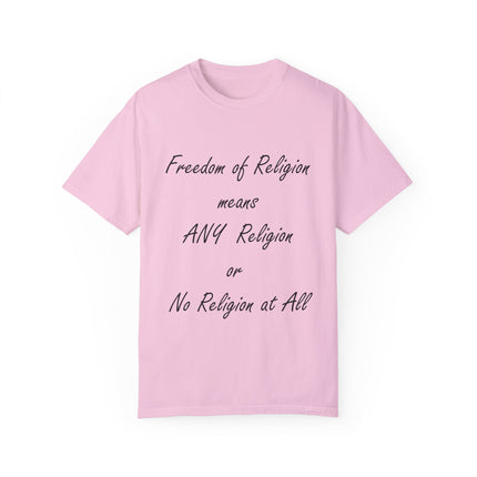 Freedom of Religion Tee – Unisex Statement Shirt for All Beliefs