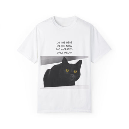 ‘Only Meow’ Cat Tee – Inspirational T-Shirt for Feline Fans