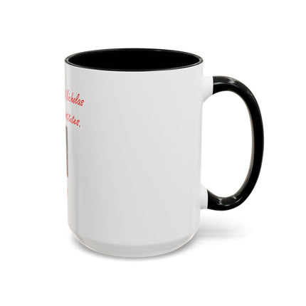 Saint Nicholas Coffee Mug – "The Real Saint Nicholas Accept No Substitutes" Accent Mug