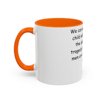 Plato Quote Ceramic Mug – 11oz Accent Cup for Daily Wisdom