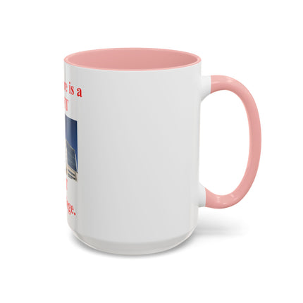 Healthcare is a Right Accent Coffee Mug - 11/15oz