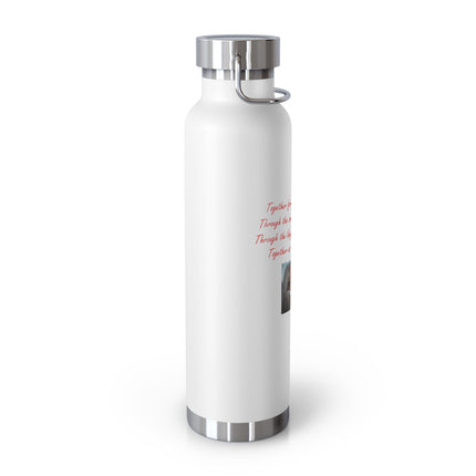 Copper Insulated Bottle – “Together Forever” – 22oz Drinkware
