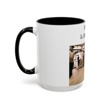 15oz Accent Mug – Dancing Is Silent Poetry | Artistic Gift Idea