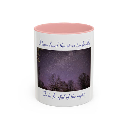 Starry Night Coffee Mug — “I have loved the stars too fondly” Accent Mug